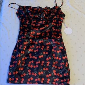 Revolve cherry dress size small